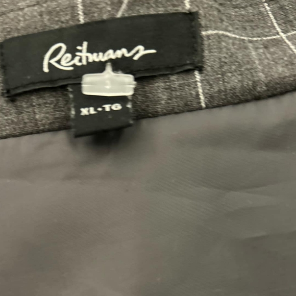 Reitmans Long sleevless grey blazer Size XL - Picture 2 of 3